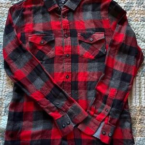 Element Red and Black Checkered Shirt